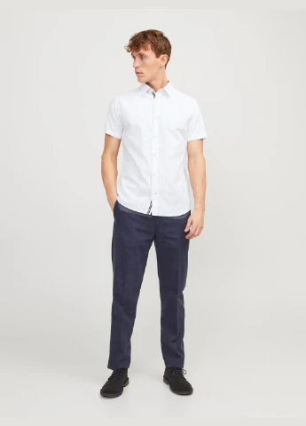 Белая рубашка Jack & Jones