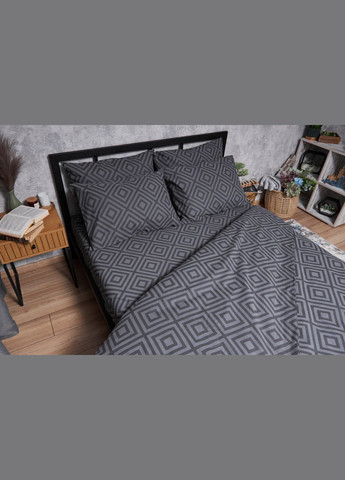 Комплект постільної білизни Бязь Gold Люкс «» двоспальні 175х210 наволочки 4х70х70 (MS-820004664) Moon&Star Storm (293147952)