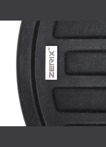 Мийка кухонна ZS7750R-03 Чорна (ZX4556) Zerix (315151556)