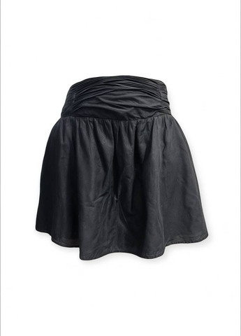 Черная повседневная однотонная юбка черный cache c cache