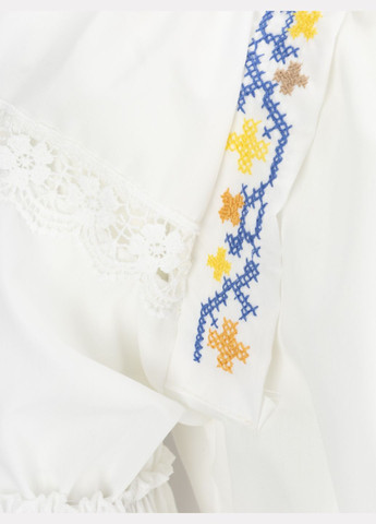 Вышиванка рубашка с принтом женская 5544 S Белый (2000990591128A) ES-Q (294753630)