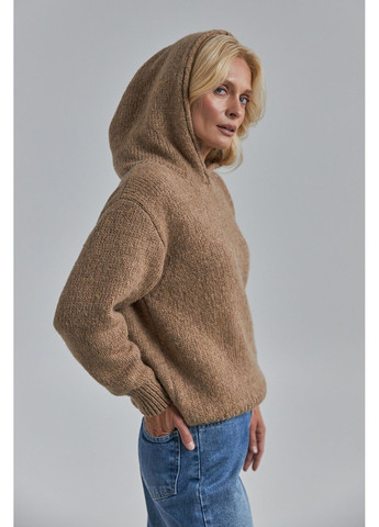 Кавовий светр з капюшоном 2905 Triko Bakh