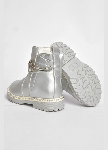 Черевики дитячі демісезон сірого кольору на флісі Let's Shop (302713174)