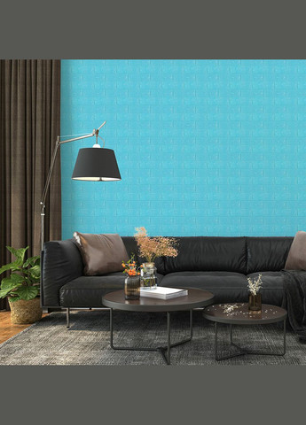 3D панель самоклеящийся кирпич Бирюза 700х770х3мм (002-3) SW-00000573 Sticker Wall (326064032)