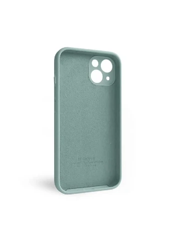 Силиконовый чехол для Apple iPhone бирюзового цвета с закрытой камерой. No Brand 13 (401961796)