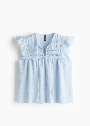 Светло-голубая блузка H&M