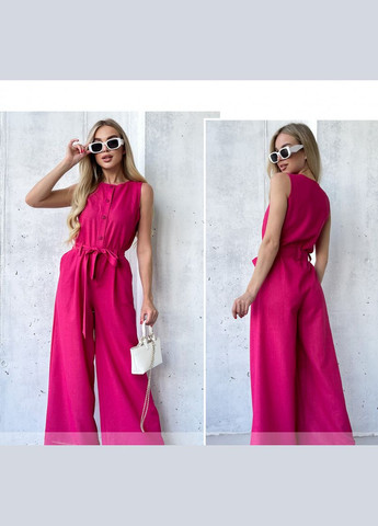 Комбінезон Liton малиновий льон