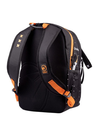 Шкільний рюкзак, два відділення, дві фронтальні кишені, дві бічні кишені, розмір: 44*29*16 см, чорний Гусь Yes (266911801)