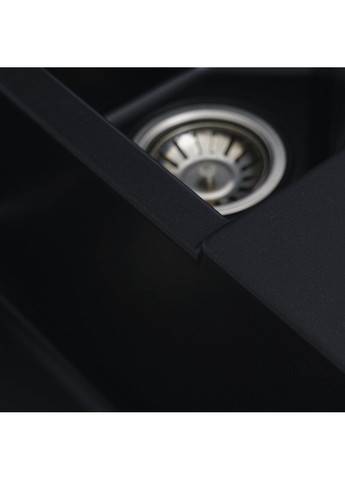 Гранитная мойка для кухни 9950 PANDORA матовая Черная Valeso (350671356)