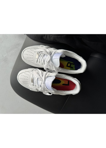 Кросівки жіночі та чоловічі NIke Air Force Plant Flea White | Найк Еир Форс Плант білі No Brand білі демісезони (373701960)