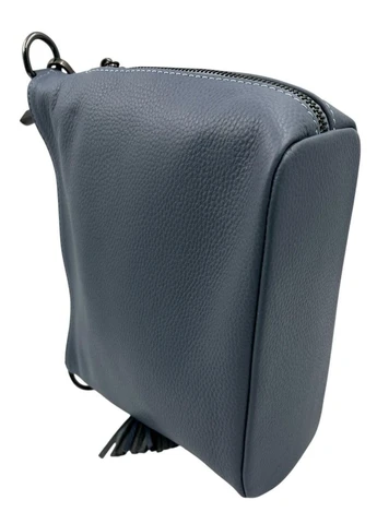 Сумка жіноча шкіряна блакитна крос-боді R8289_blakitna No Brand (397578520)