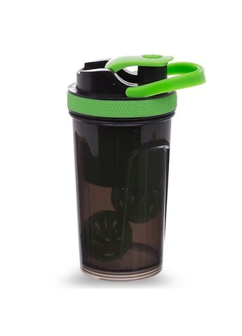 Шейкер для спортивного харчування з відсіком для протеїну TOP SHAKER BOTTLE SP‑Sport FI‑1869 Чорний‑червоний SP-Sport (382026330)