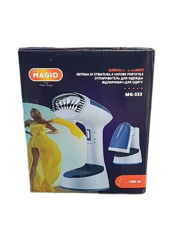 Ручний вертикальний відпарювач MG-333 1500 Вт 120 мл парова праска для одягу Magio (297332131)
