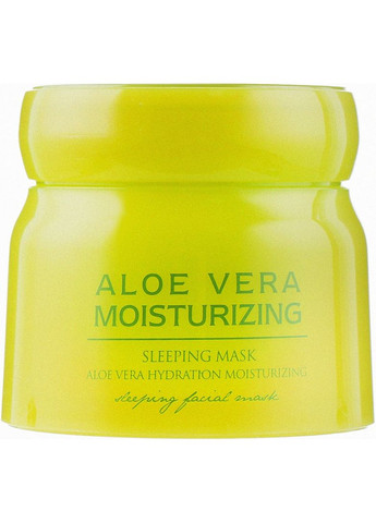 Ночная маска для лица с экстрактом алоэ вера Lusidina Aloe Vera Night Mask 100g (835325-86670) Dizao (368633424)