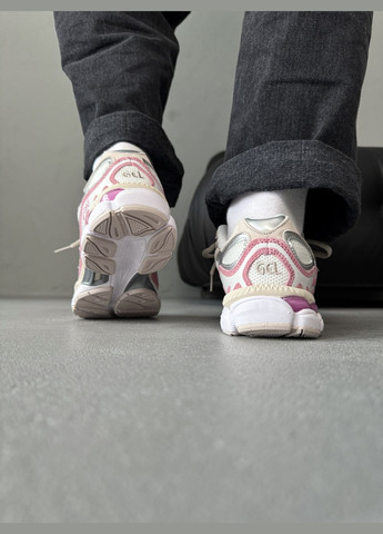 Кроссовки женские Asics Gel-NYC white pink | Асикс Гель-НЮК белые розовые No Brand белые демисезоны (316091078)