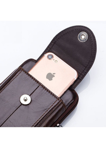 Кожаная бананка 10.5х16.5х3 см BULL (315870646)