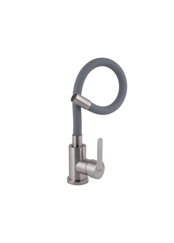 Смеситель для кухни Pure с гибким изливом Nickel/Grey BRIPUR015F3NKG Brinex 015F3 (351898364)