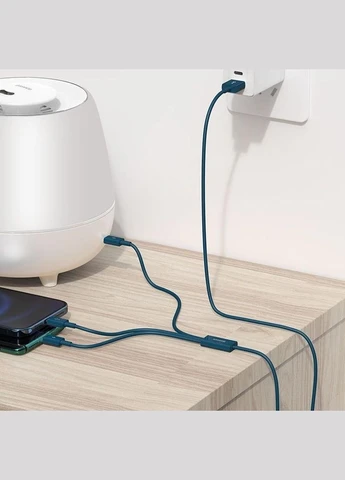 Кабель Superior 3-in-1 (Micro USB + Lightning + Type-C) 3.5A швидкісний CAMLTYS-03 Baseus (279826513)