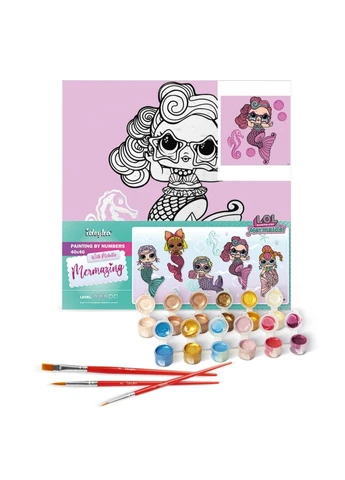 Картина За Номерами "l.o.l. Surprise! Mermaids Waves" Kho6266, 40х40 См Seli No Brand (394402579)