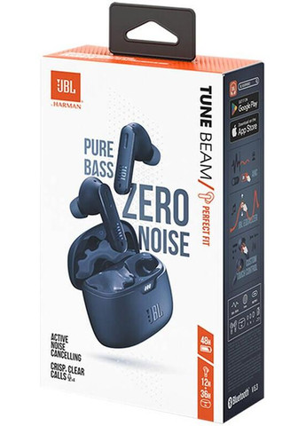 Бездротові навушники Tune Beam стереоблютуз гарнітура (TBEAMBLU) синя JBL (283022557)