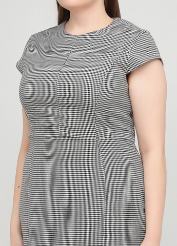 Чорно-білий кежуал сукня H&M з абстрактним візерунком