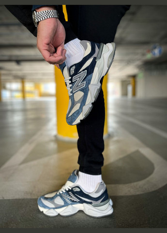 Синій Осінні кросівки чоловічі і жіночі new balance 9060 natural indigo | нью баланс 9060 сині No Brand