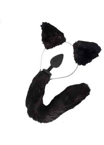 Ігровий набір для рольових ігор "Pet Play Plug & Ears" від Orion (анальна пробка та обруч) Bad Kitty (298121841)