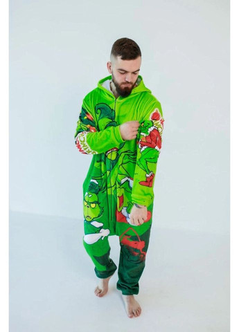 Кигуруми для взрослых Oversize 3D Гринч №2 3271_3_164 17041 164 см FlexDress (336022296)