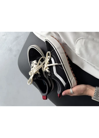 Белые демисезонные кеды мужские vans old skool mte-1 black/white ванс олд скул белые No Brand