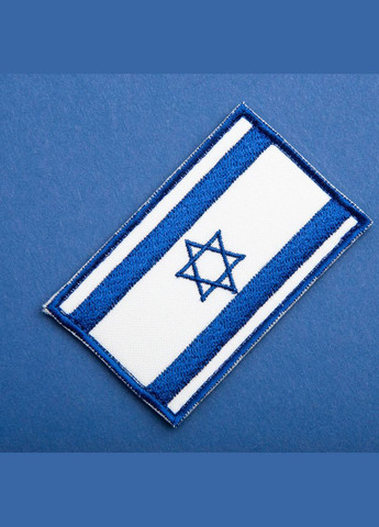 Набір шевронів 2 шт з липучкою Прапор Ізраїль і Україна/Ізраїль 5х8 см, вишитий патч IDEIA (275870897)