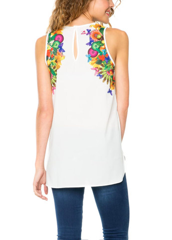 Белая блуза Desigual