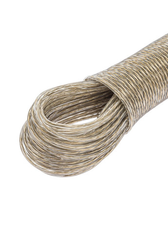 Трос бельевой шнур для белья парников и теплиц стальной 3мм 30м в оболочке ПВХ No Brand (301406735)