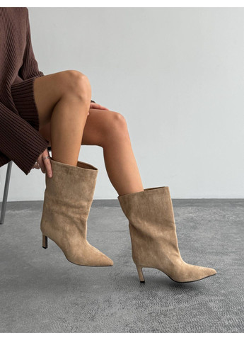 Бежеві демісезонна демісезонні ботильйони No Brand