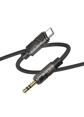 Аудіокабель digital audio conversion cable Type-C Black (6941991117763) Borofone BL22 Dignity (372683775)