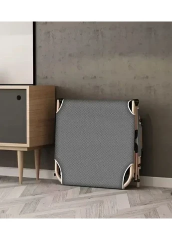 Складний туристичний лежак з матрацом та підголівником 178×56×30 см – регульований садовий шезлонг, Gordon (385179492)