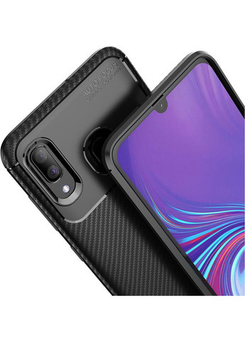 Чехолнакладка TPU Carbon Fiber 1,5mm Case Samsung Galaxy A30 Black Toto (301783912)
