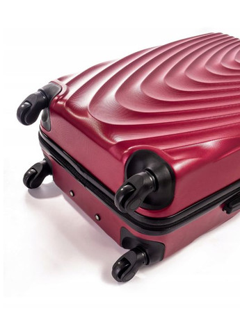 Середня пластикова валіза 663 чорна RGL (337510464)