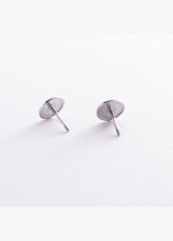 Срібні сережки - пусети Круг OR118110 Oniks (264392758)