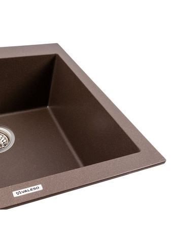 Гранитная мойка GALAX 5050 матовая тёмная скала Valeso (358500903)