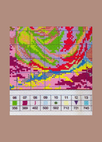 Набор для вышивания по нанесённой на канву схеме "A Kissing of Angels". AIDA 14CT printed, 46*57 см Joy Sunday (313613046)