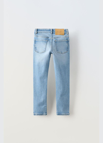 Голубые джинсы детские для девочки skinny 4806/602 голубой Zara