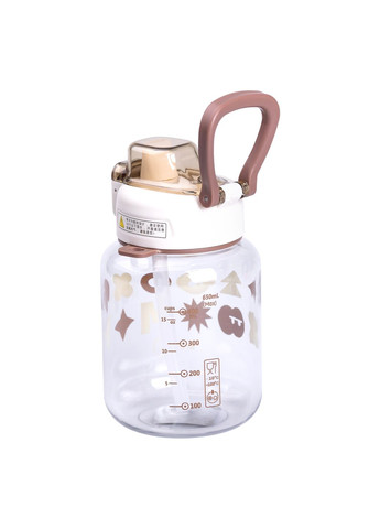 Бутылка для воды детская Gucgres 650 мл с ремешком, Yiwu (358885774)