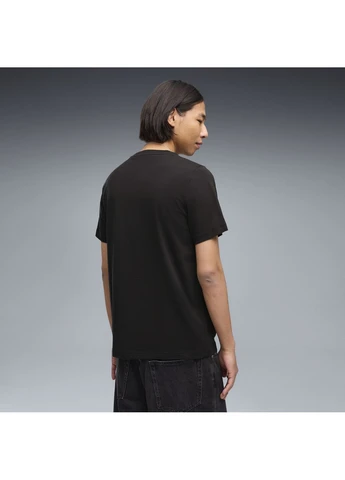Черная футболка graphics cyber tee men Puma