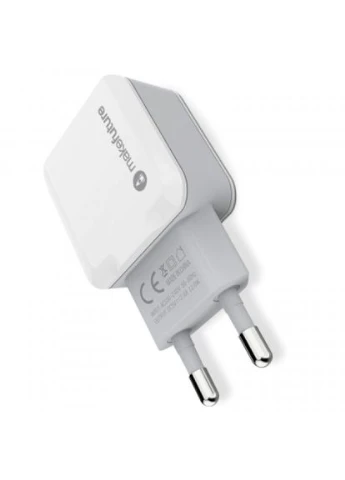 Зарядний пристрій MakeFuture 2 USB (2.4 A) White (268139899)