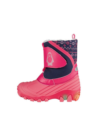 Чоботи сноубутси з підсвічуванням для дівчинки 3M Scotchlite™ 363034 рожевий Lupilu (304252583)