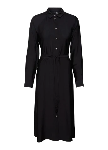 Черное платье-рубашка 'debby' Vero Moda