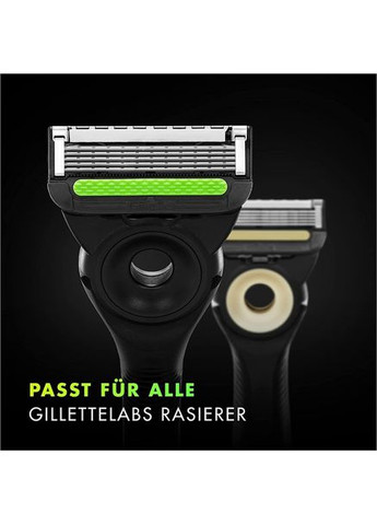 Набор мужской для бритья Станок (Бритва) Labs c магнитной подставкой черный, гель для бритья и увлажняющий крем Gillette (356095531)
