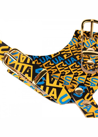 Шлей кожаный "Молодежный" XL охват грудной клетки 71-90 см ширина 30 мм (2100103590014) Hi Dog (332880187)