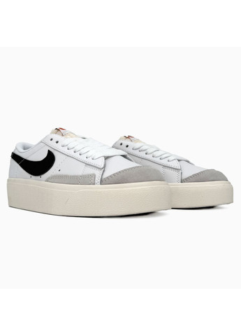 Комбіновані Осінні кросівки чоловічі nike blazer low platform найк блейзер No Brand