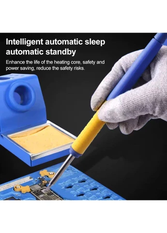 Паяльна станція одноканальна T12 Pro (200-450°С/ 220V / 72W) Mechanic (298875785)